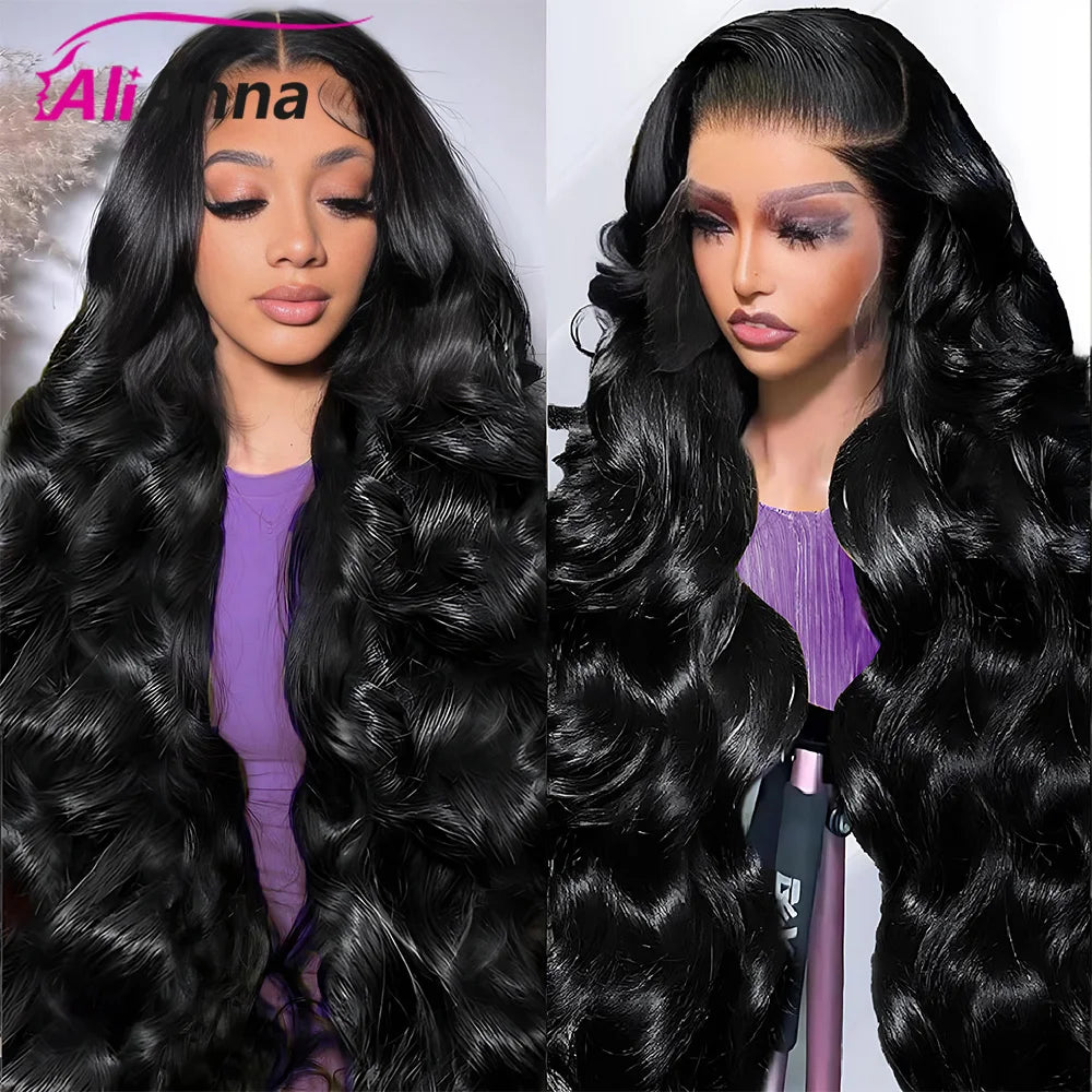 Peluca de cabello humano con frente de encaje 13x6, densidad 200, pelucas de cabello humano ondulado HD transparente, peluca de cabello crudo brasileño de 30 pulgadas prearrancada