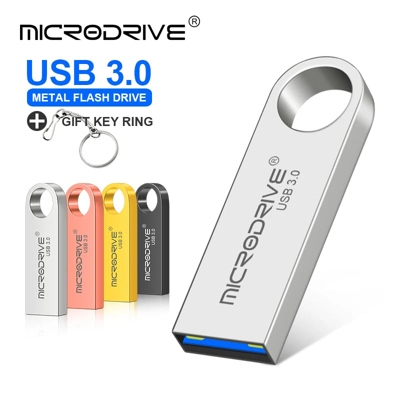 Memoria USB 3.0 Tipo Disco Flash | Carcasa Metal Resistente | Ticotrendy Costa Rica
