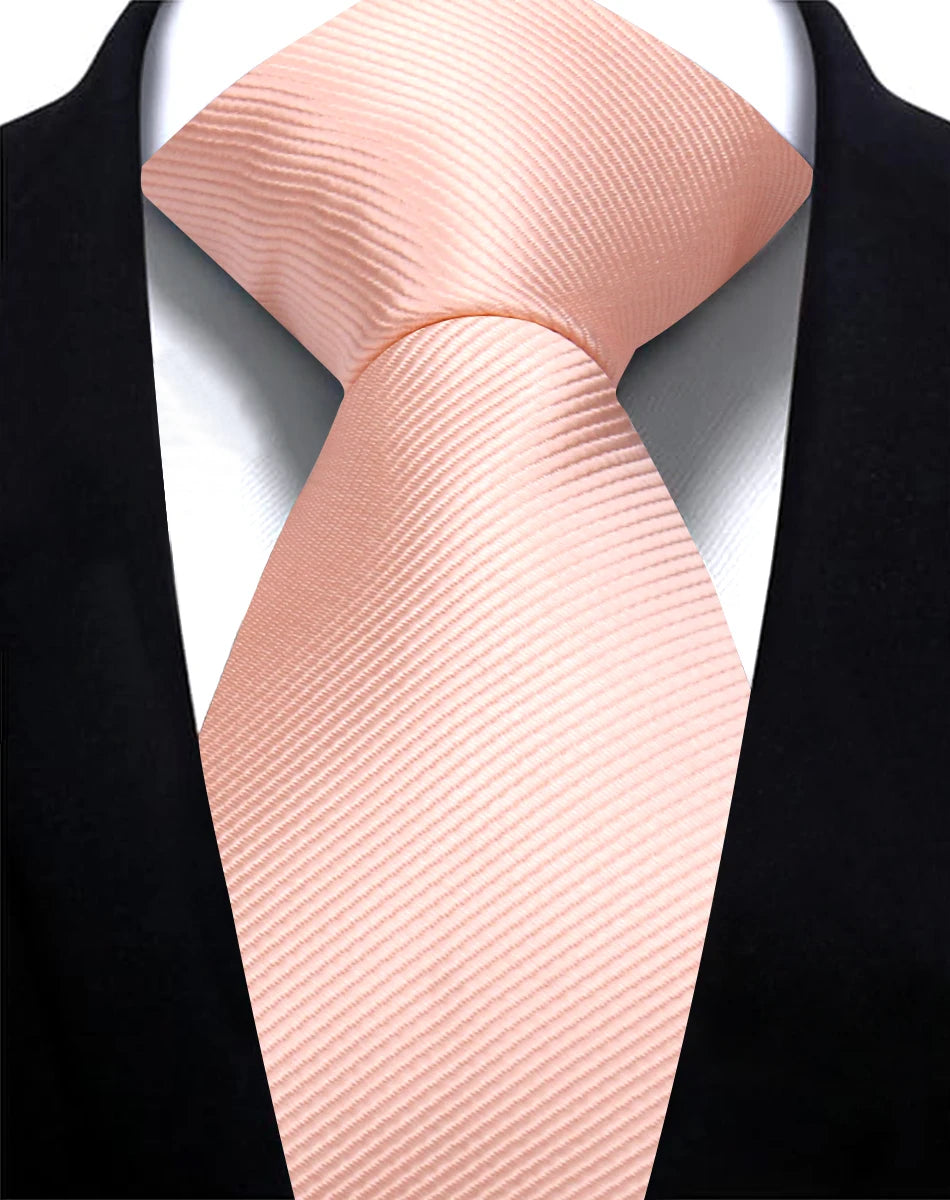 Corbata Lisa De Poliéster Negocios Boda Accesorio De Moda