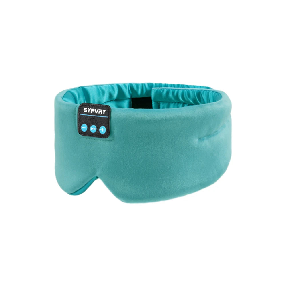 Auriculares para dormir Máscara de ojos Bluetooth para mujeres y hombres, máscaras opacas de música inalámbrica para personas mayores, regalo de viaje para el insomnio