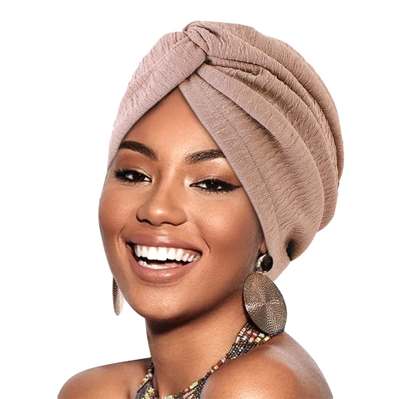Nuevo turbante musulmán para mujer, gorro envolvente para la cabeza, pañuelo elástico para la cabeza, pañuelos, sombreros para el cabello para mujer, gorro, pañuelo interior islámico