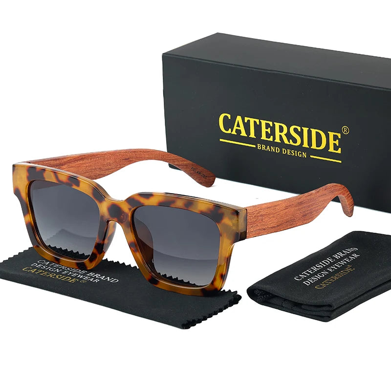 Gafas de Sol de Madera Natural | Lentes Polarizadas UV400 | Estilo Clásico