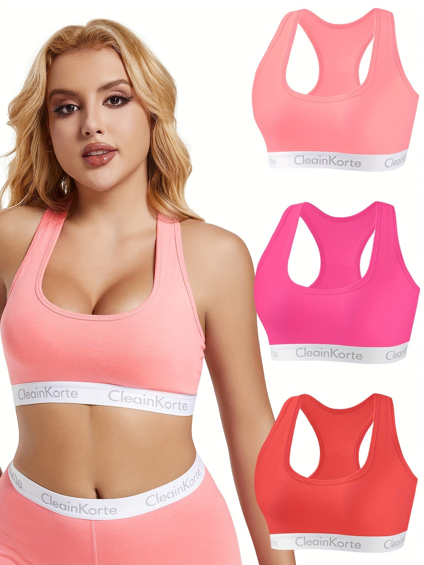 Conjunto 3 Tops Deportivos | Tirantes Anchos | Algodón Transpirable | Ticotrendy
