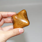 Bola Masaje Hexagonal Madera | Terapia Manos | Acupresión Natural