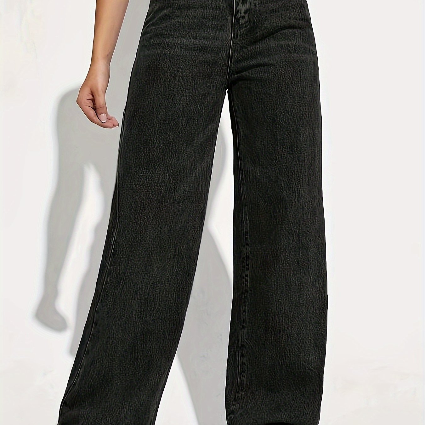 Pantalón Recto Slim Fit Mujer | Viscosa Stretch Casual de Cintura Media Ticotrendy