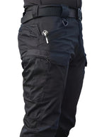 Men's Multi-Pocket Work Pants - Tactical and Casual Overalls, Durable High-Quality Fabric for Hiking, Camping, and Casual Attire | All-Season Comfortable Outdoor Workwear & Casual Trousers with Sturdy Construction
