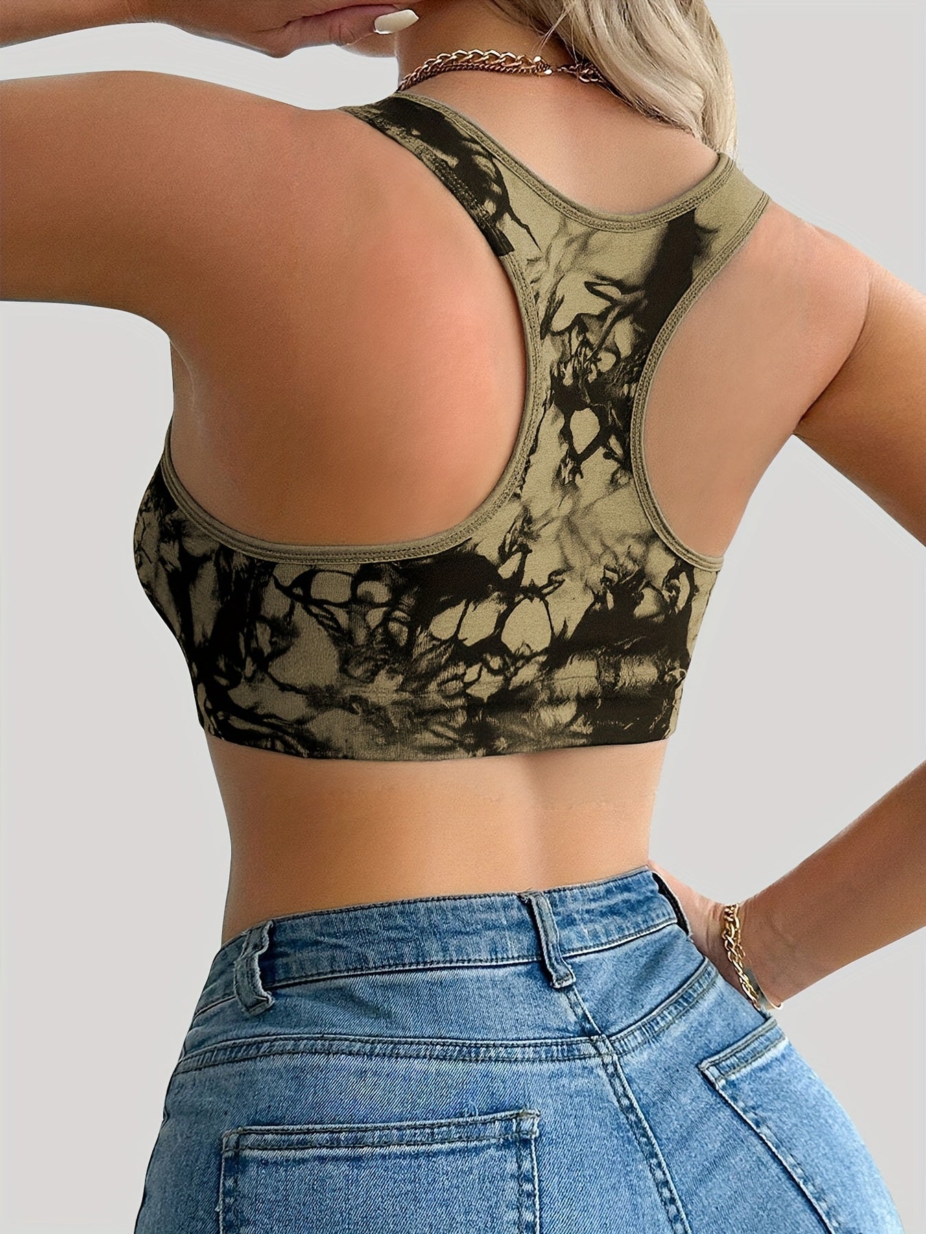 Conjunto 2 Tops Tie Dye | Cuadrado Cuello | Alta Elasticidad | Ticotrendy