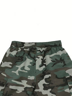 Pantalones Cargo Camuflaje Hombre | Corte Holgado, Multibolsillos | Senderismo y Viajes