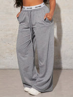 Pantalones Jogger Elegantes Grises | Cintura Ajustable | Ticotrendy Costa Rica