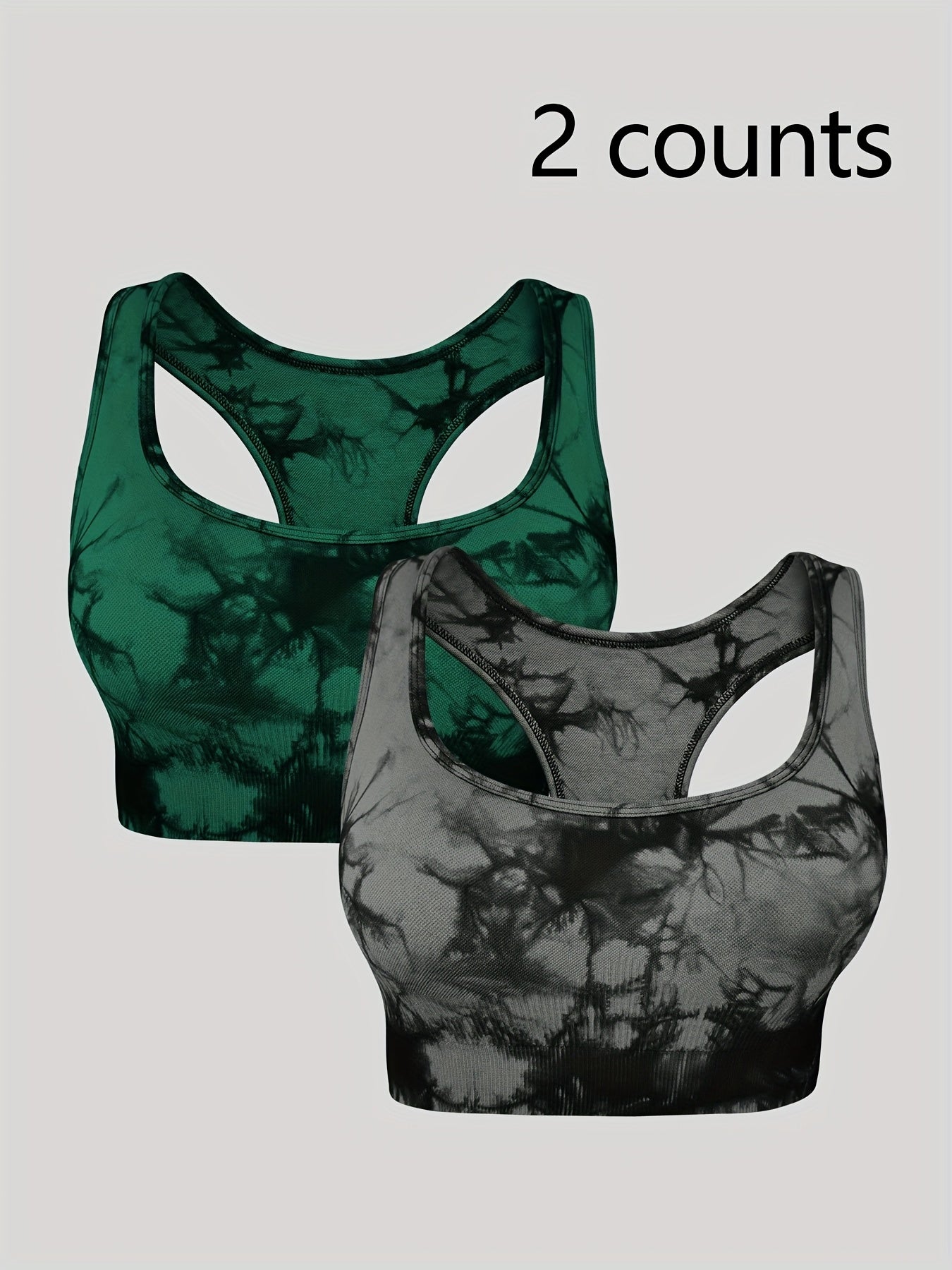 Conjunto 2 Tops Tie Dye | Cuadrado Cuello | Alta Elasticidad | Ticotrendy