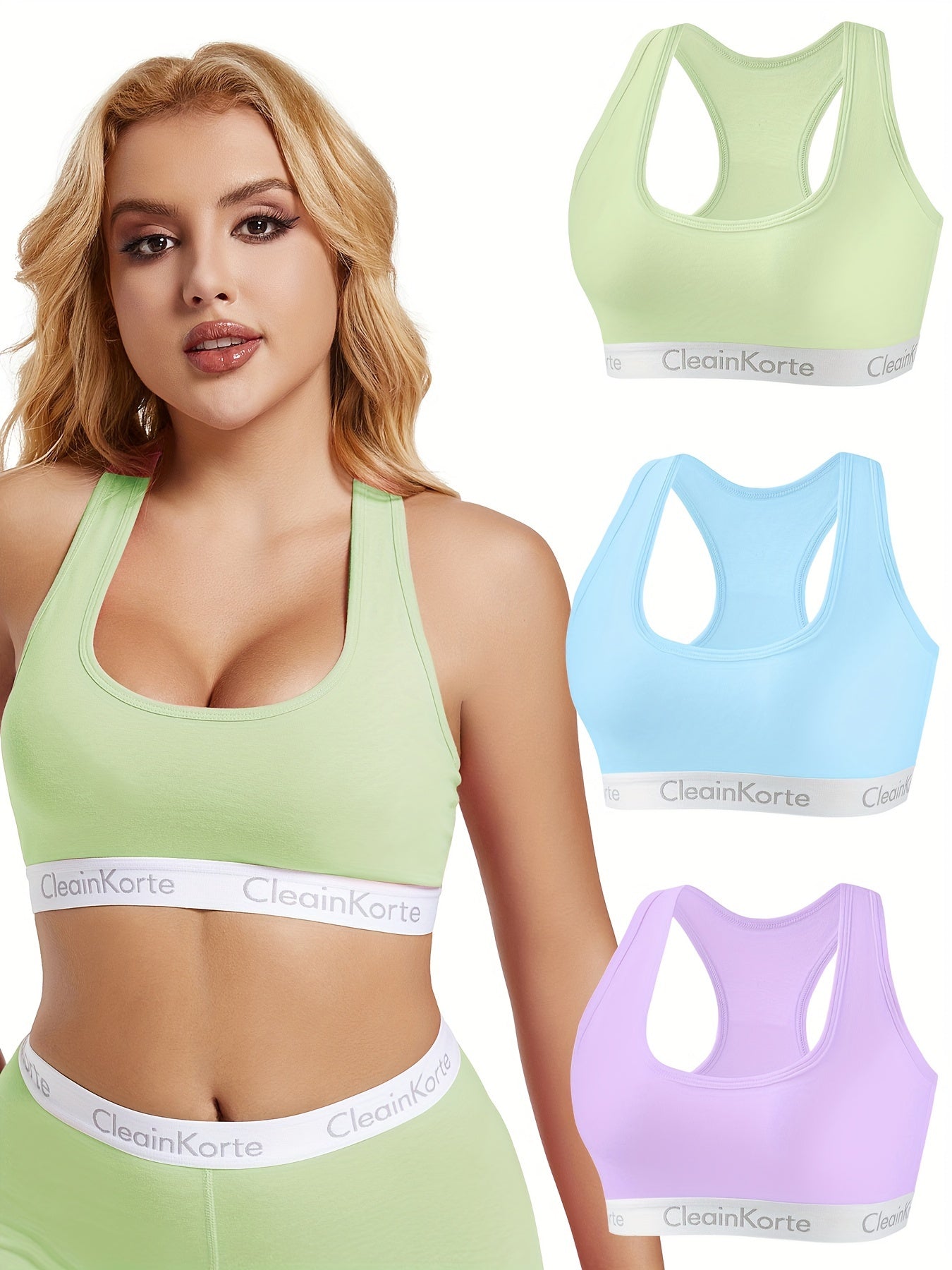 Conjunto 3 Tops Deportivos | Tirantes Anchos | Algodón Transpirable | Ticotrendy