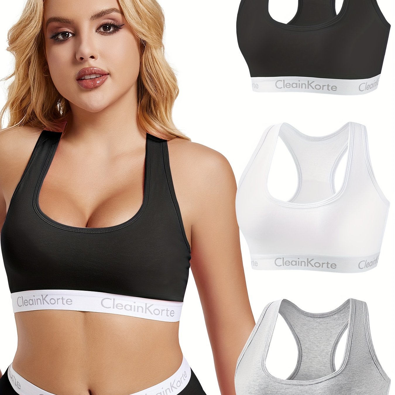 Conjunto 3 Tops Deportivos | Tirantes Anchos | Algodón Transpirable | Ticotrendy