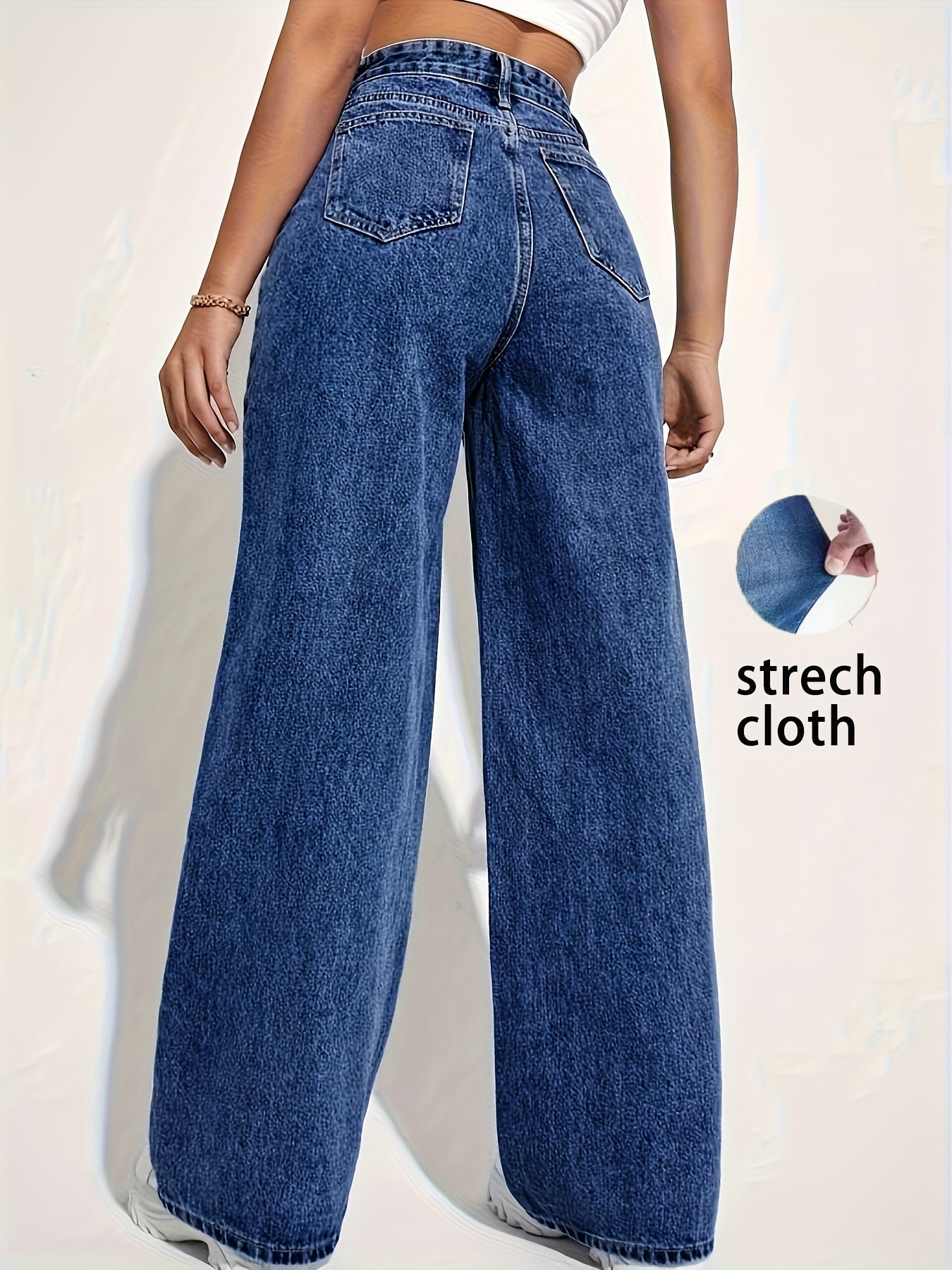 Pantalón Recto Slim Fit Mujer | Viscosa Stretch Casual de Cintura Media Ticotrendy