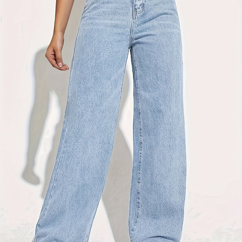 Pantalón Recto Slim Fit Mujer | Viscosa Stretch Casual de Cintura Media Ticotrendy