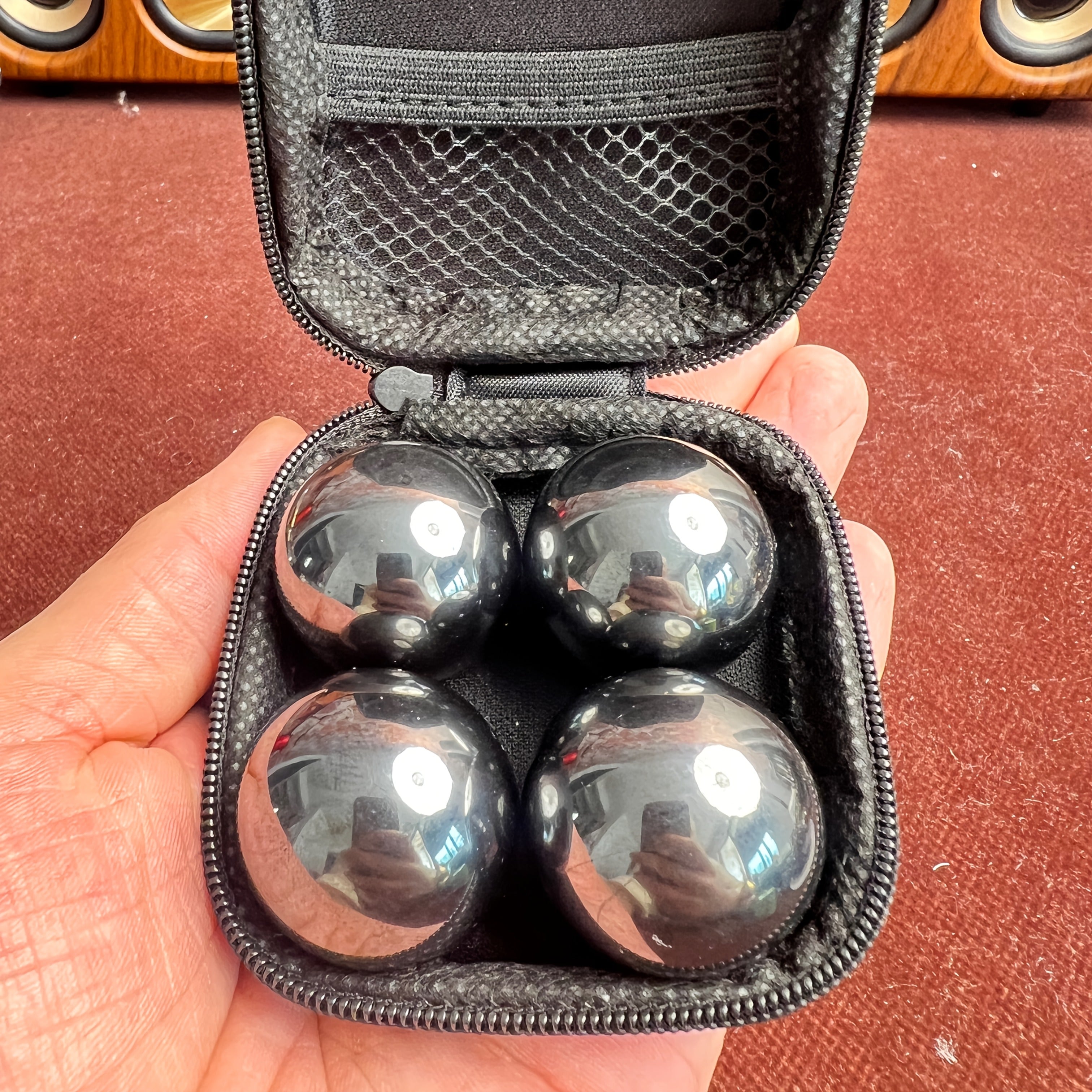 Set 4 Bolas Ejercicio Manos | Terapia Terahhertz | Alivio Estrés | Regalo Hombre