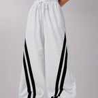 Pantalones Deportivos Color Block | Corte Holgado Casual | Ticotrendy Costa Rica