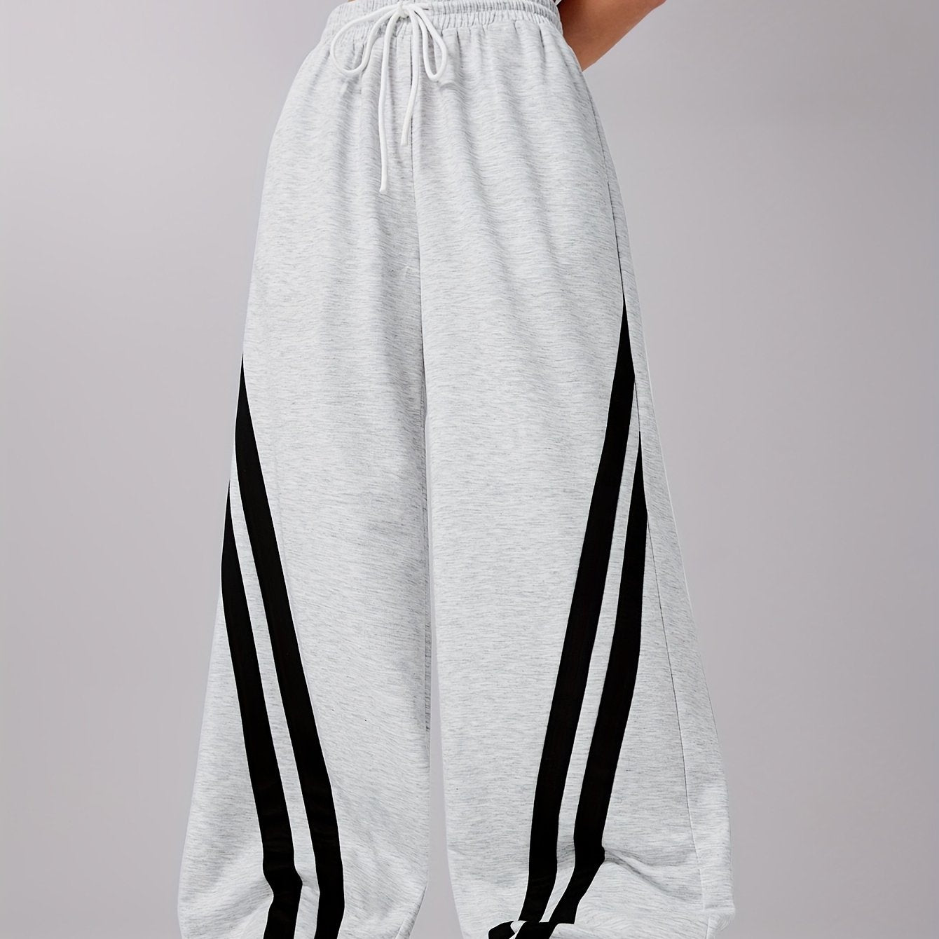 Pantalones Deportivos Color Block | Corte Holgado Casual | Ticotrendy Costa Rica