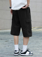 Shorts Cargo Hombre | Corte Holgado, Múltiples Bolsillos | Verde, Negro, Beige