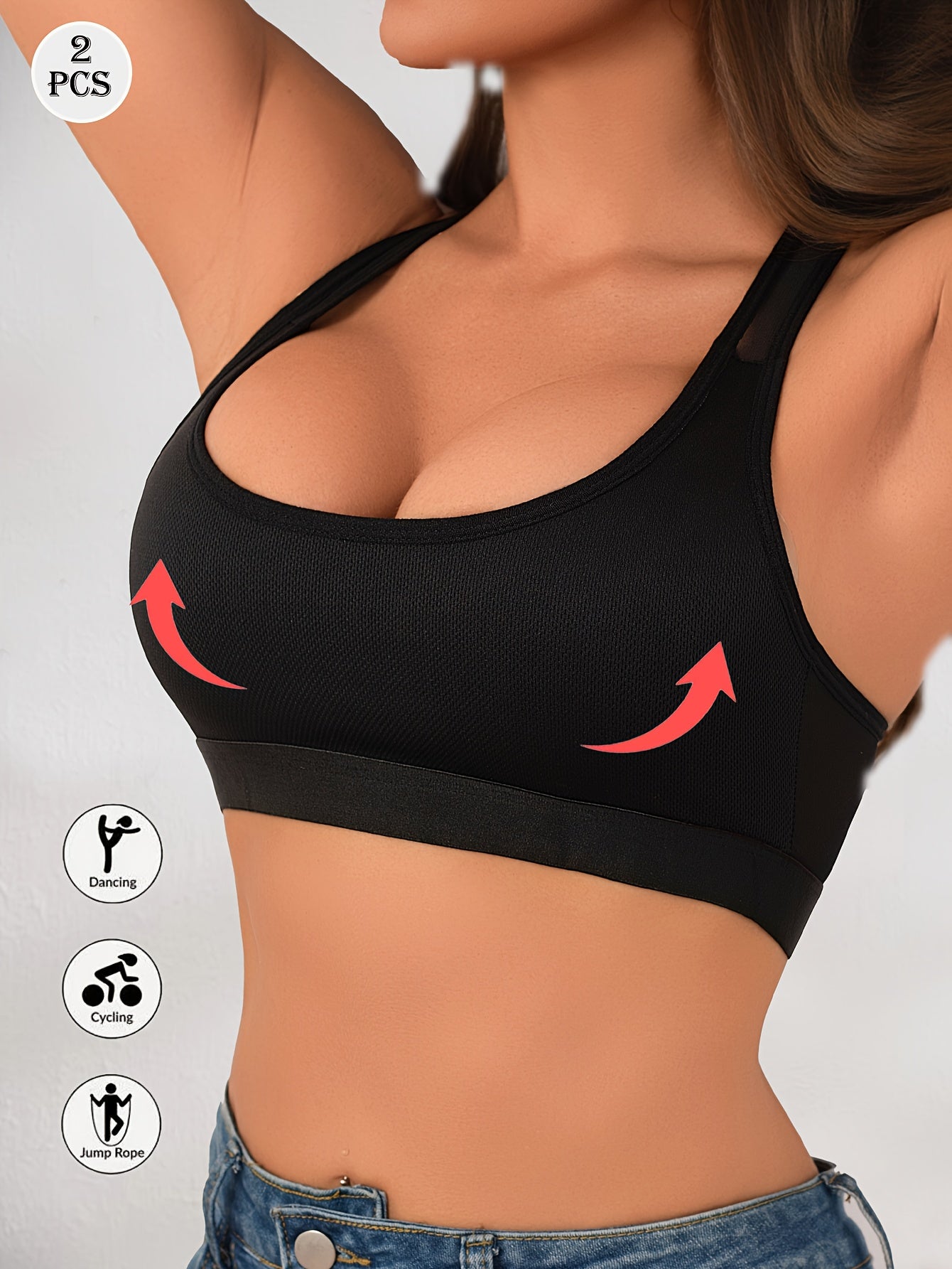 Conjunto 2 Piezas Deportivo | Malla Transpirable | Soporte Medio | Ticotrendy