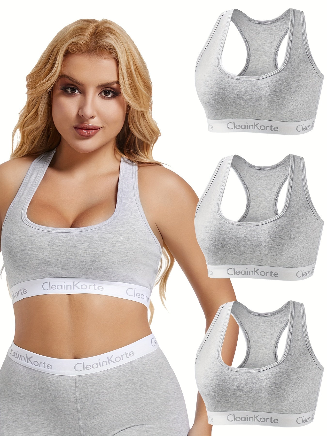 Conjunto 3 Tops Deportivos | Tirantes Anchos | Algodón Transpirable | Ticotrendy
