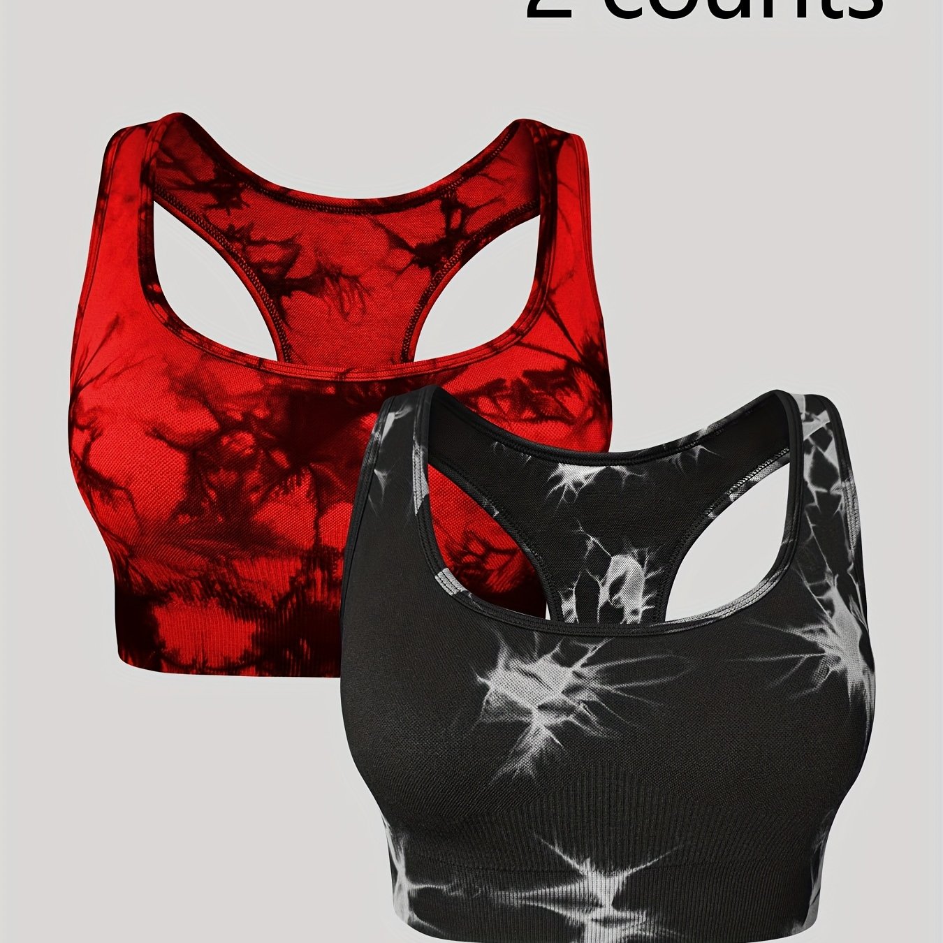Conjunto 2 Tops Tie Dye | Cuadrado Cuello | Alta Elasticidad | Ticotrendy
