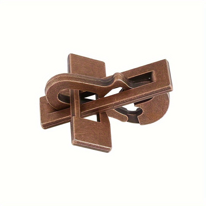 Rompecabezas Metal 9 Anillos | Candado Aleación Cobre | Desarrollo Inteligencia