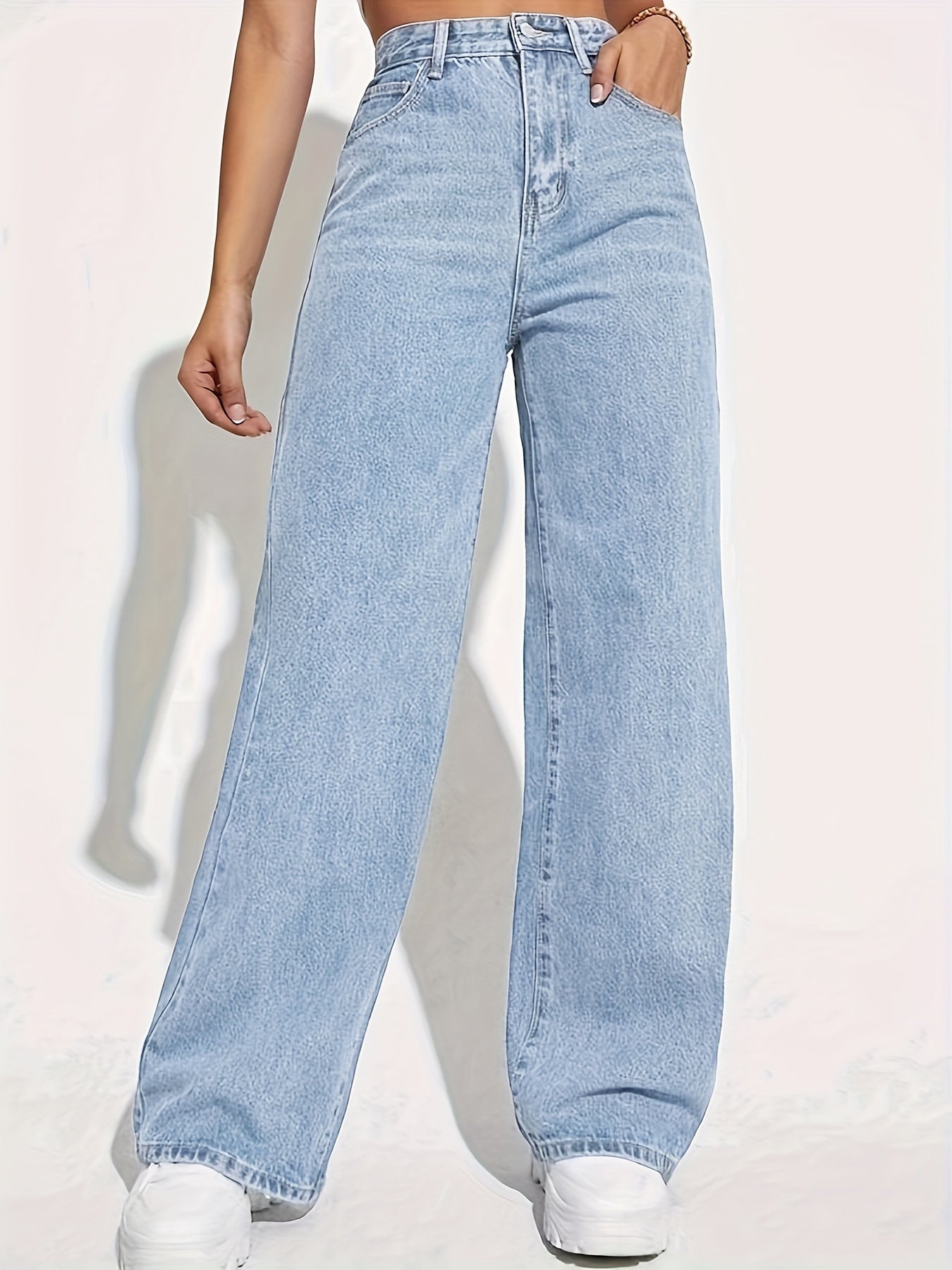 Pantalón Recto Slim Fit Mujer | Viscosa Stretch Casual de Cintura Media Ticotrendy