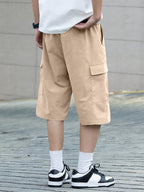 Shorts Cargo Hombre | Corte Holgado, Múltiples Bolsillos | Verde, Negro, Beige