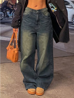Jeans Rectos de Mujer | Ticotrendy Denim Clásico No Elástico Estilo Urbano Básico