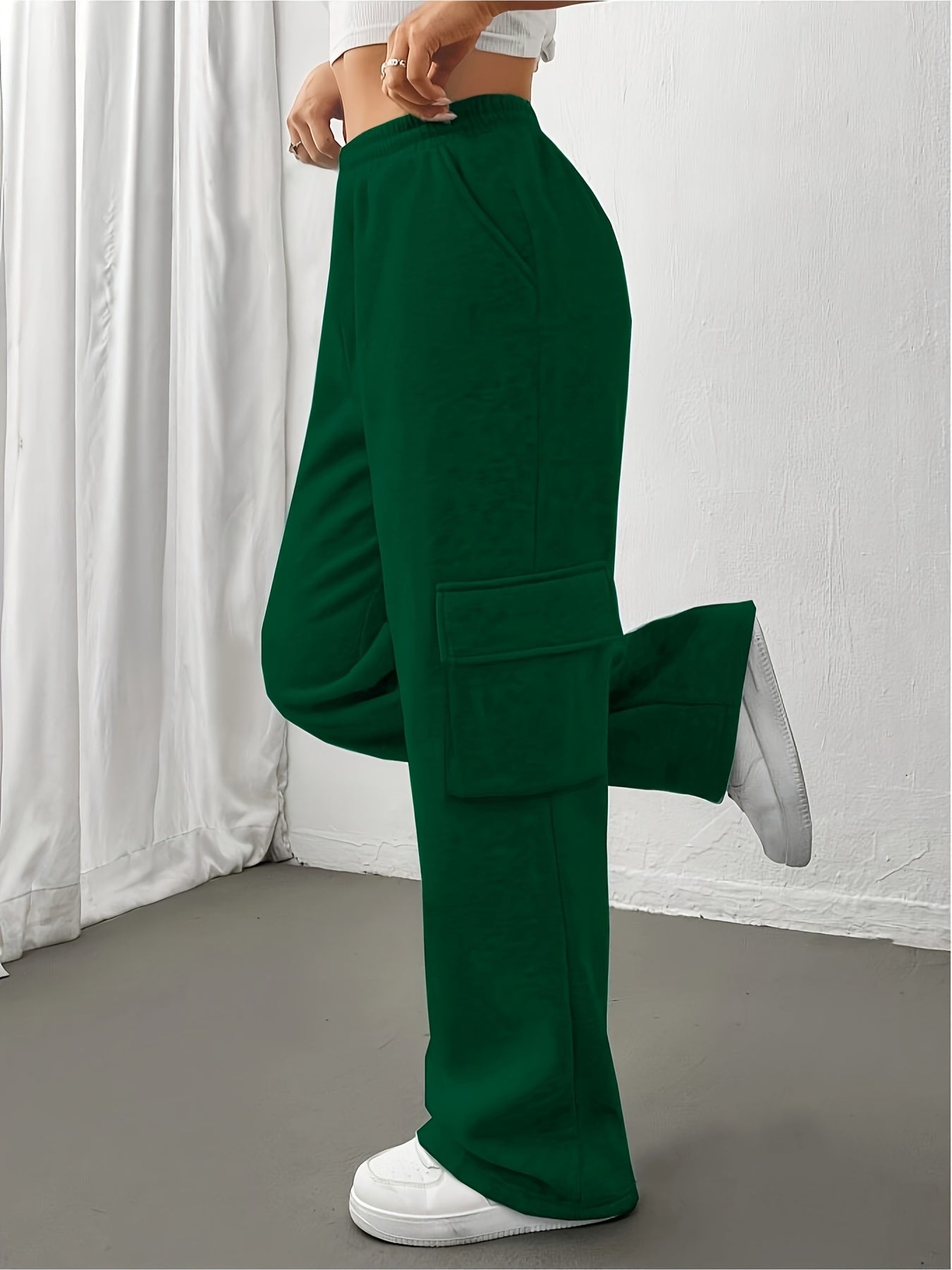 Pantalones Wide Leg Cintura Media | Corte Holgado Casual | Ticotrendy Costa Rica