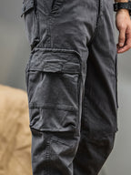 Men's Cargo Pants - Heavy-Duty Multi-Pocket Work Trousers, All-Season Machine Washable Pants with Utility Cargo Design for Construction, Travel, Everyday Carry - Mid-Rise Regular Fit Cargo Pants for Men, Outdoor Activities, S