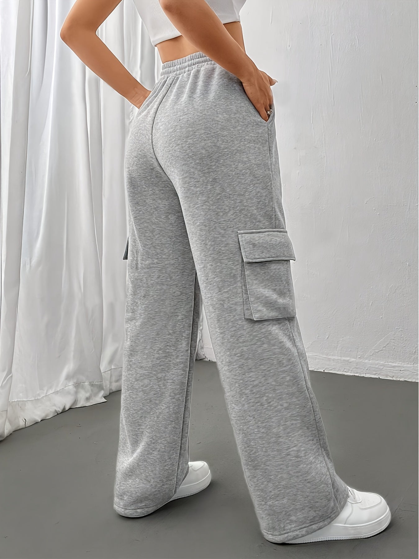 Pantalones Wide Leg Cintura Media | Corte Holgado Casual | Ticotrendy Costa Rica
