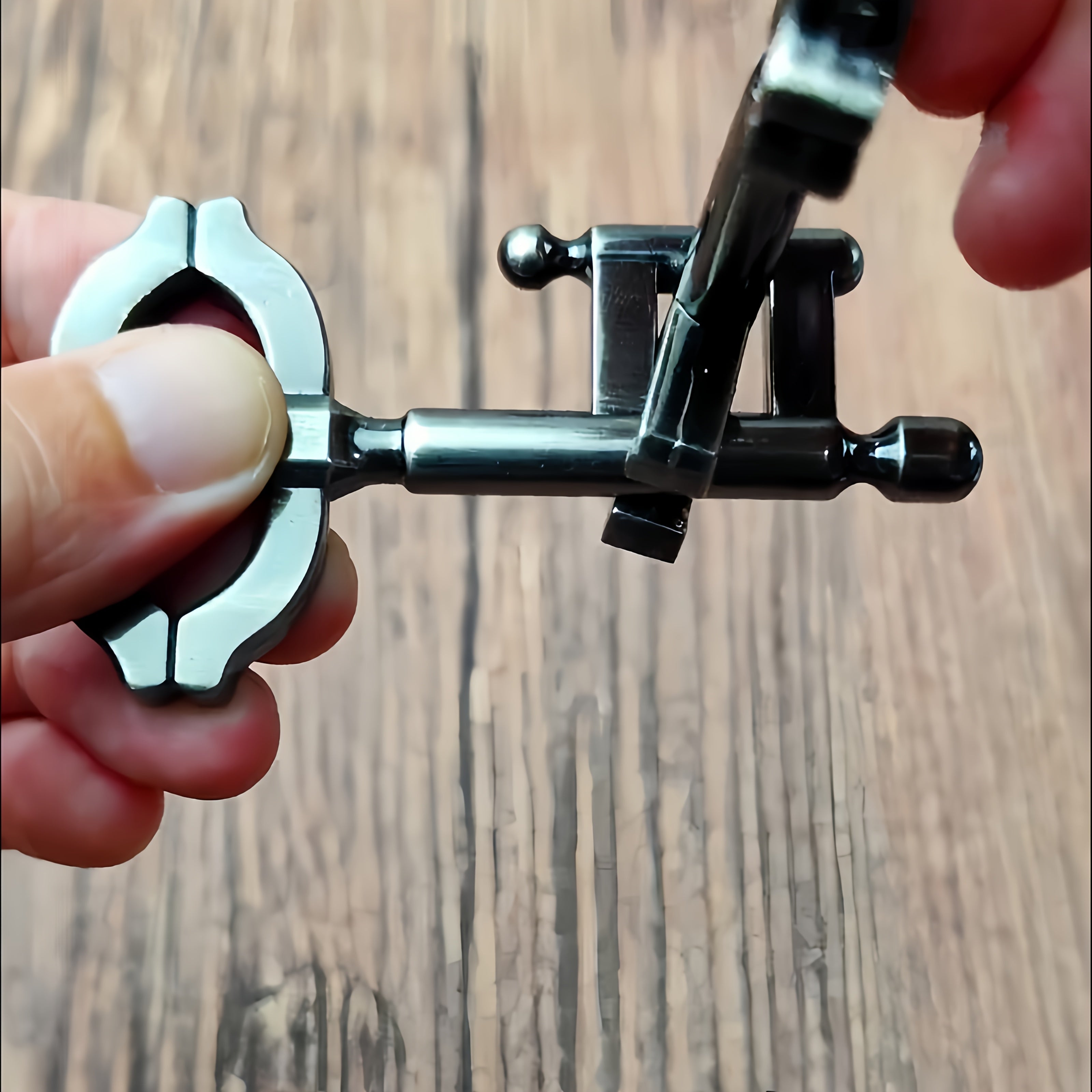 Llave Dorada Mágica | Rompecabezas Metal | Juego Lógica Adultos