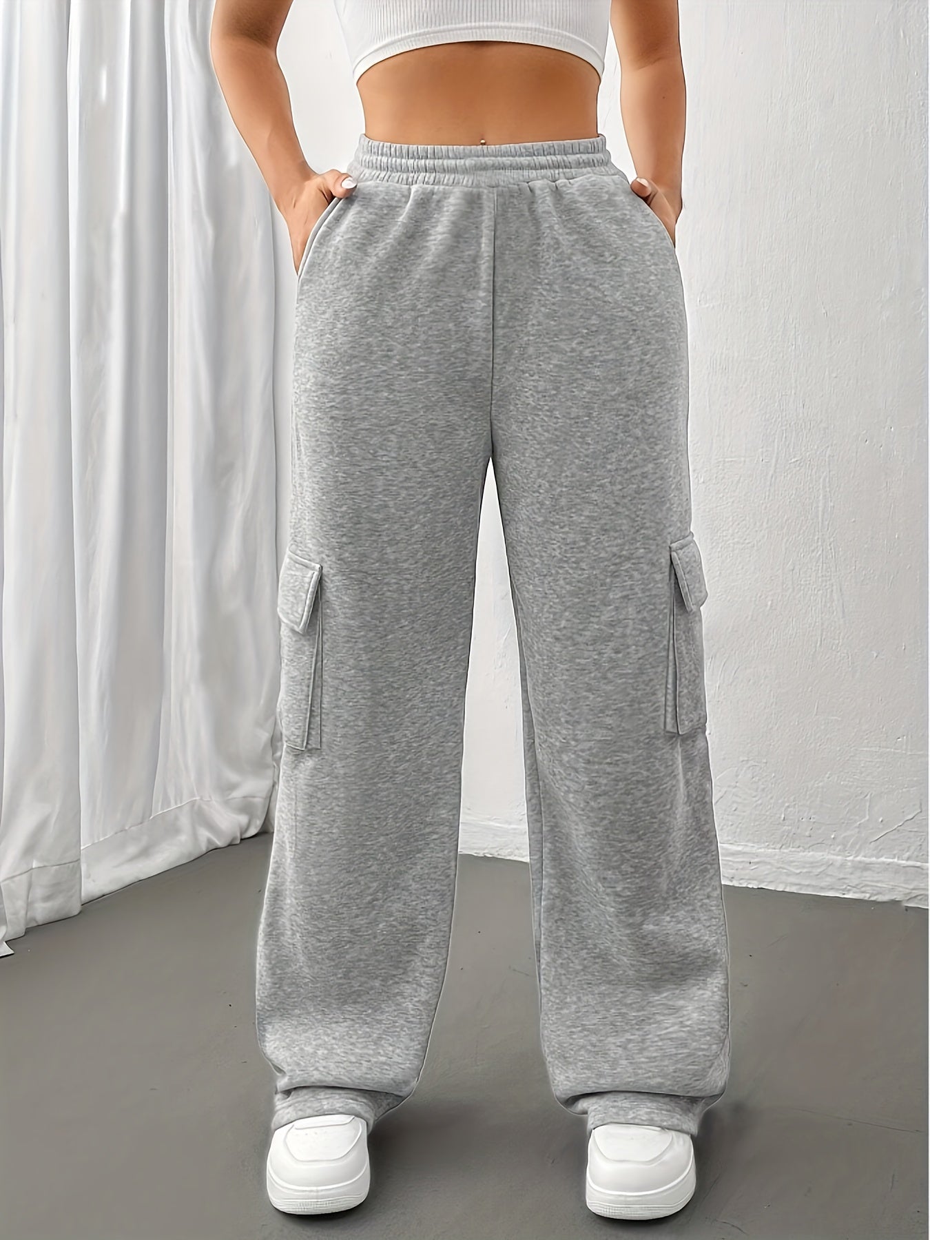 Pantalones Wide Leg Cintura Media | Corte Holgado Casual | Ticotrendy Costa Rica