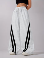 Pantalones Deportivos Color Block | Corte Holgado Casual | Ticotrendy Costa Rica