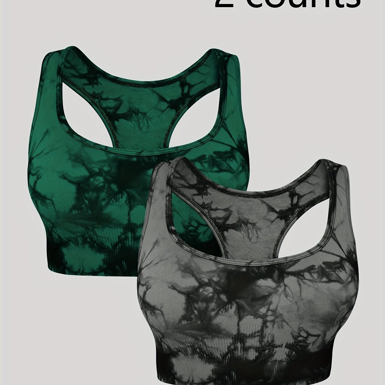 Conjunto 2 Tops Tie Dye | Cuadrado Cuello | Alta Elasticidad | Ticotrendy