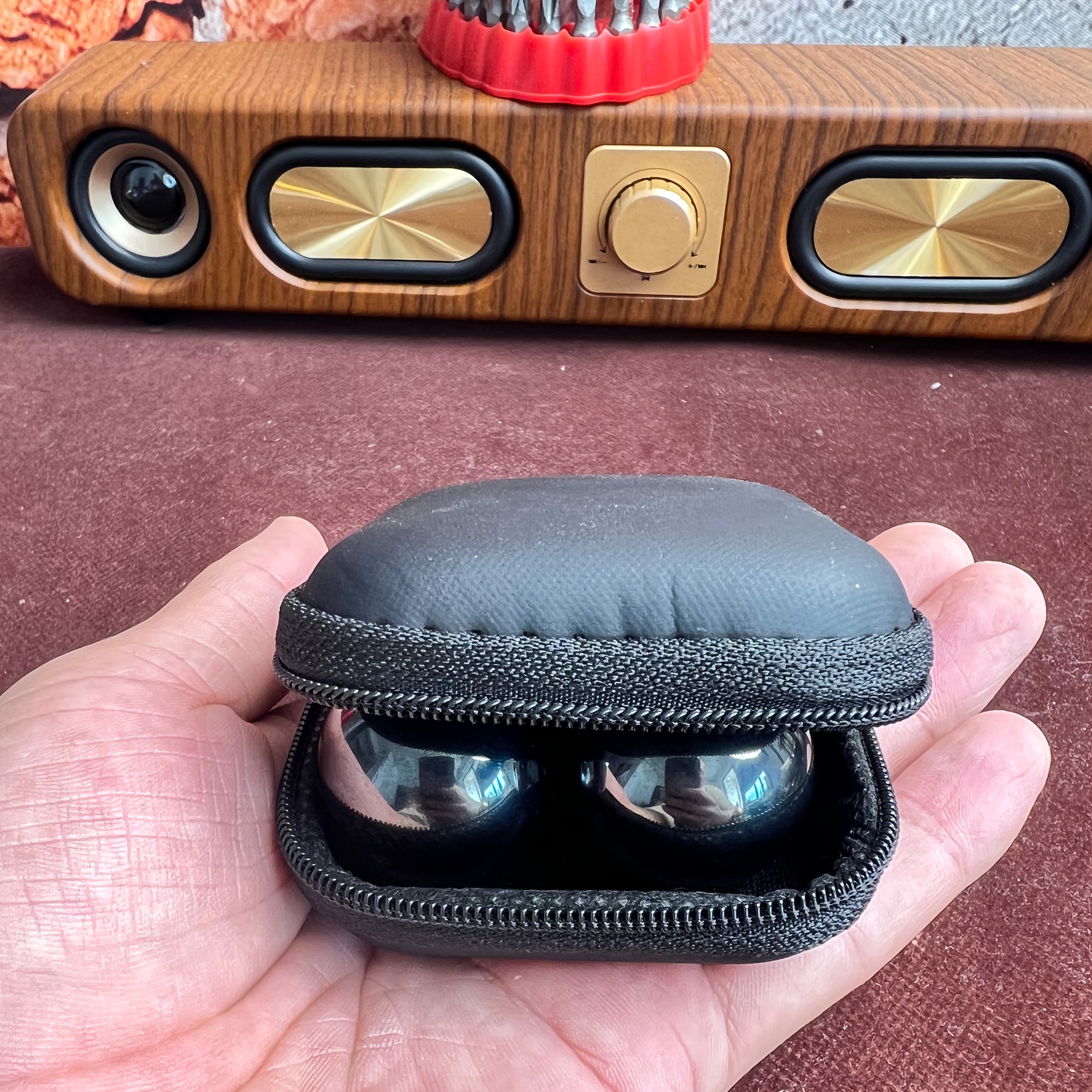 Set 4 Bolas Ejercicio Manos | Terapia Terahhertz | Alivio Estrés | Regalo Hombre