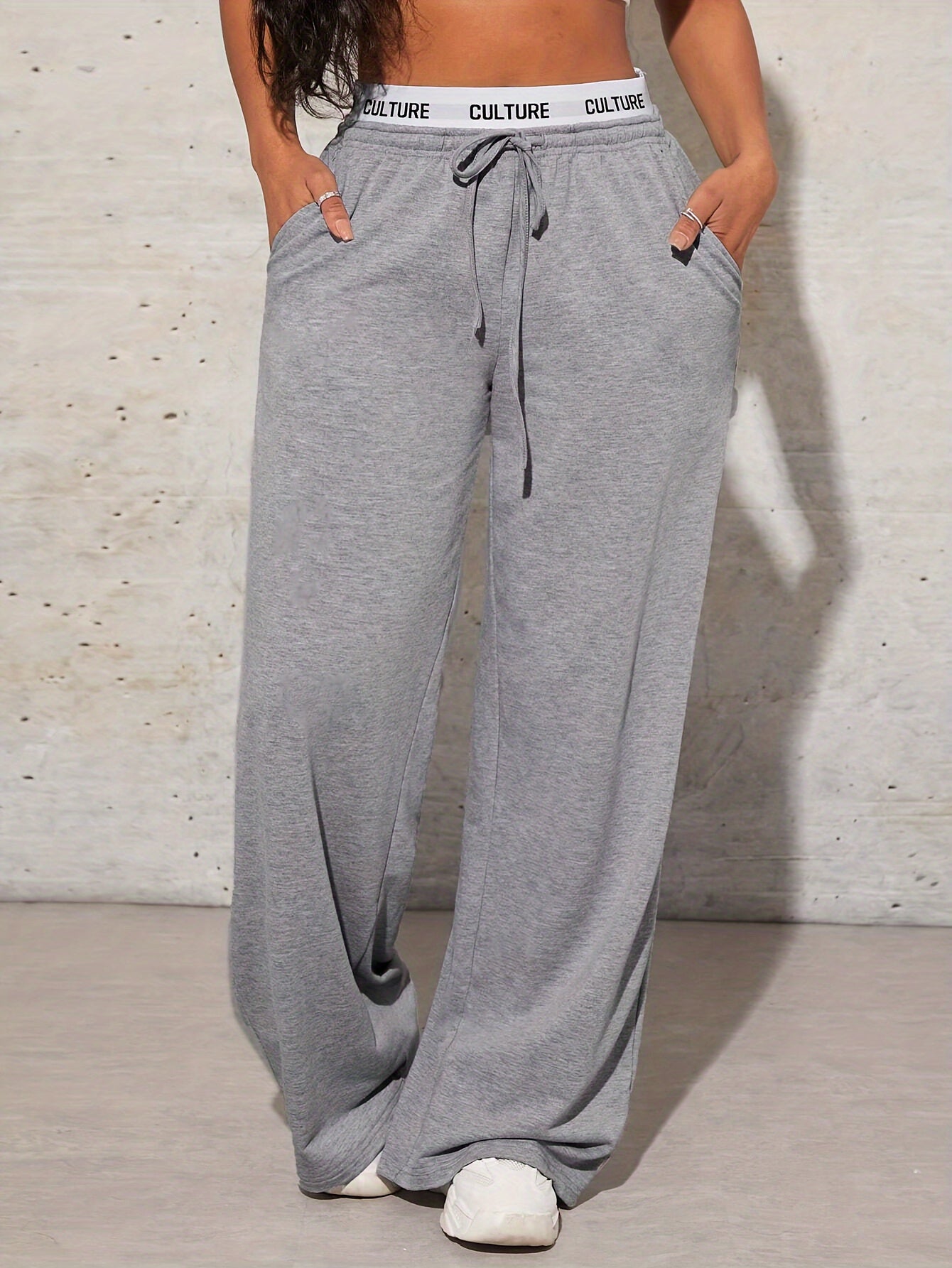 Pantalones Jogger Elegantes Grises | Cintura Ajustable | Ticotrendy Costa Rica