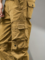 Men's Cargo Pants - Heavy-Duty Multi-Pocket Work Trousers, All-Season Machine Washable Pants with Utility Cargo Design for Construction, Travel, Everyday Carry - Mid-Rise Regular Fit Cargo Pants for Men, Outdoor Activities, S