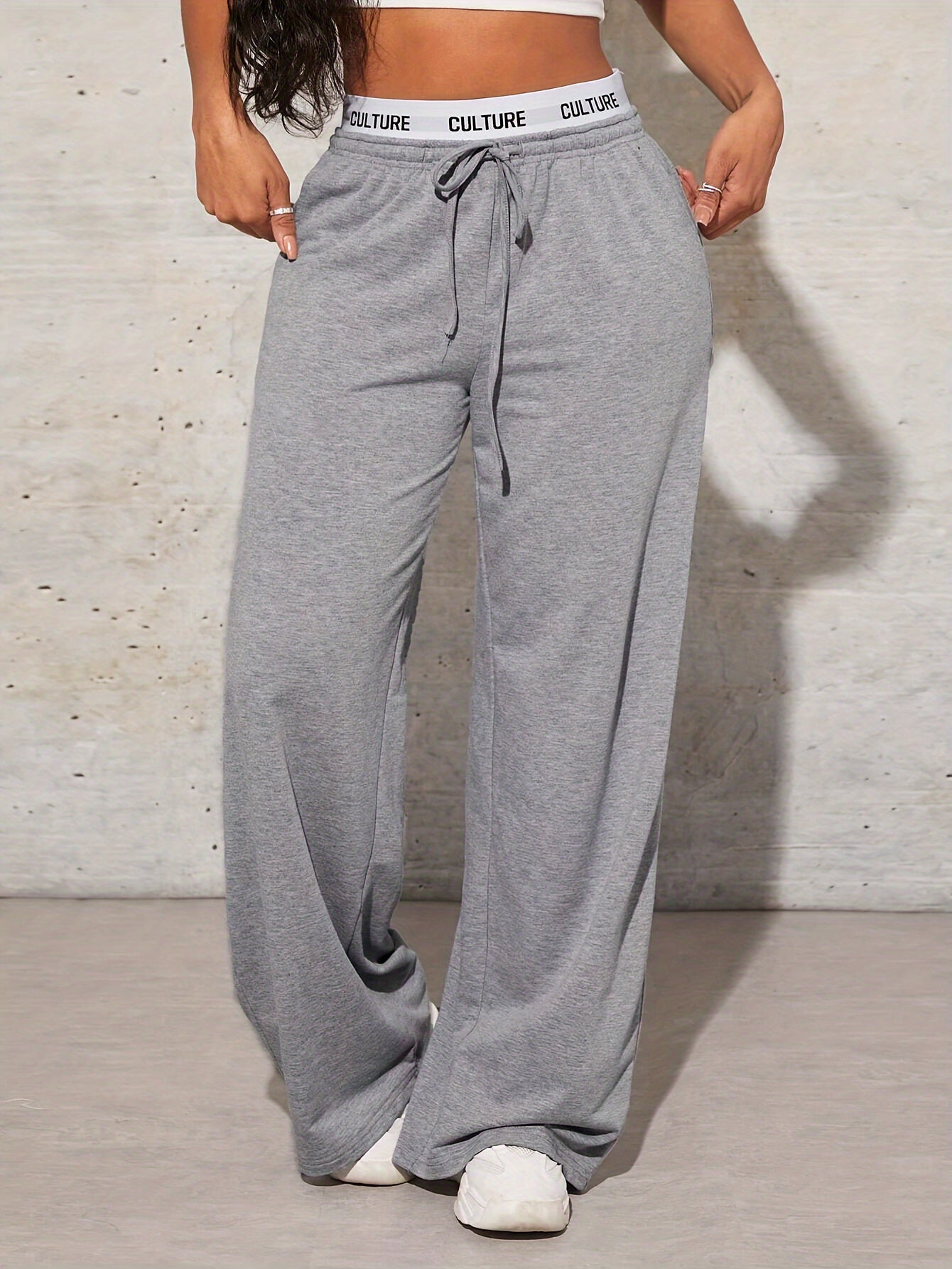 Pantalones Jogger Elegantes Grises | Cintura Ajustable | Ticotrendy Costa Rica