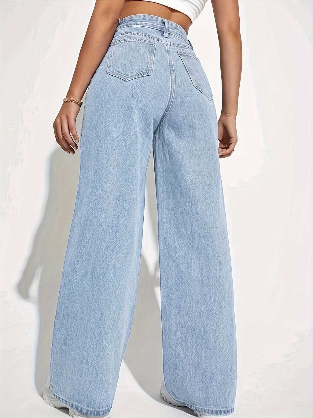 Pantalón Recto Slim Fit Mujer | Viscosa Stretch Casual de Cintura Media Ticotrendy
