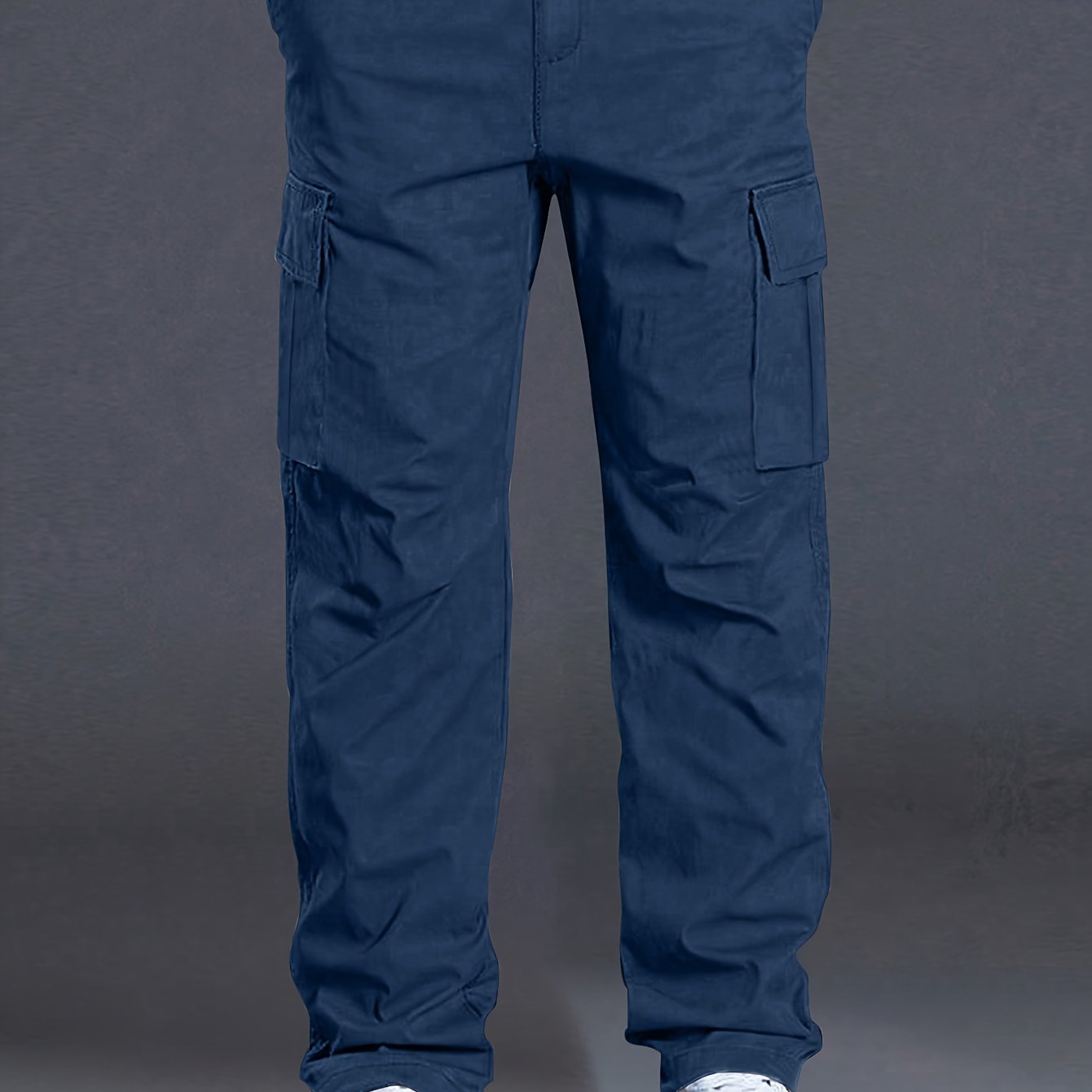 Men'S Outdoor Casual Cargo Pants - Loose Fit, Drawstring Waist, Multiple Pockets, Solid Color, All-Season Comfort for Hiking & Weekend Activities, Hiking Pants, Durable Fabric, Men Pants, Cargo Pants Men, Men Trouser, Men Spo