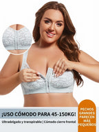 Sujetador Push-up Cierre Frontal | Sin Aros y Ajustable Tallas Grandes | Tico Trendy