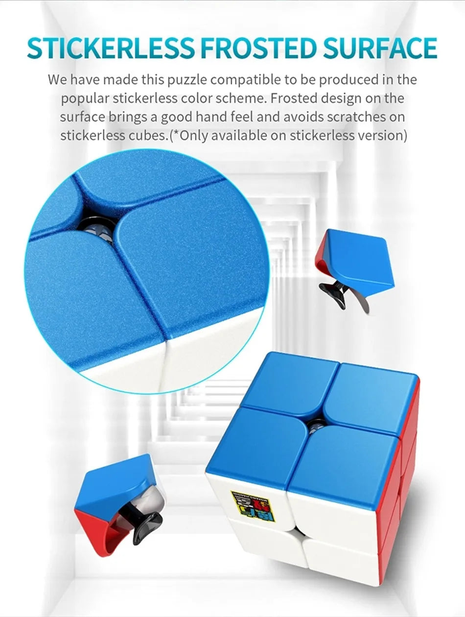 Moyu MeiLong Mini Pocket Cube Speed 2x2 Magic Cube Profession Puzzle Cube, educación para niños, juguetes para juegos, regalo