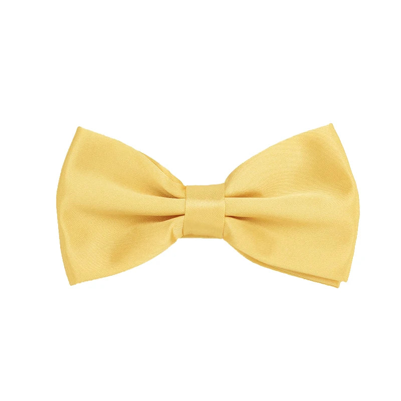 Pajarita ajustada para hombre, pajarita clásica de color negro y dorado, color rojo, verde, rosa, azul y blanco