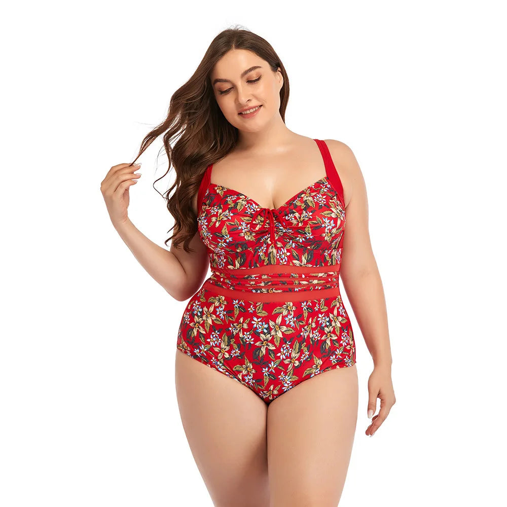 Traje de Baño Una Pieza Talla Grande | Estilo Sexy | Damas