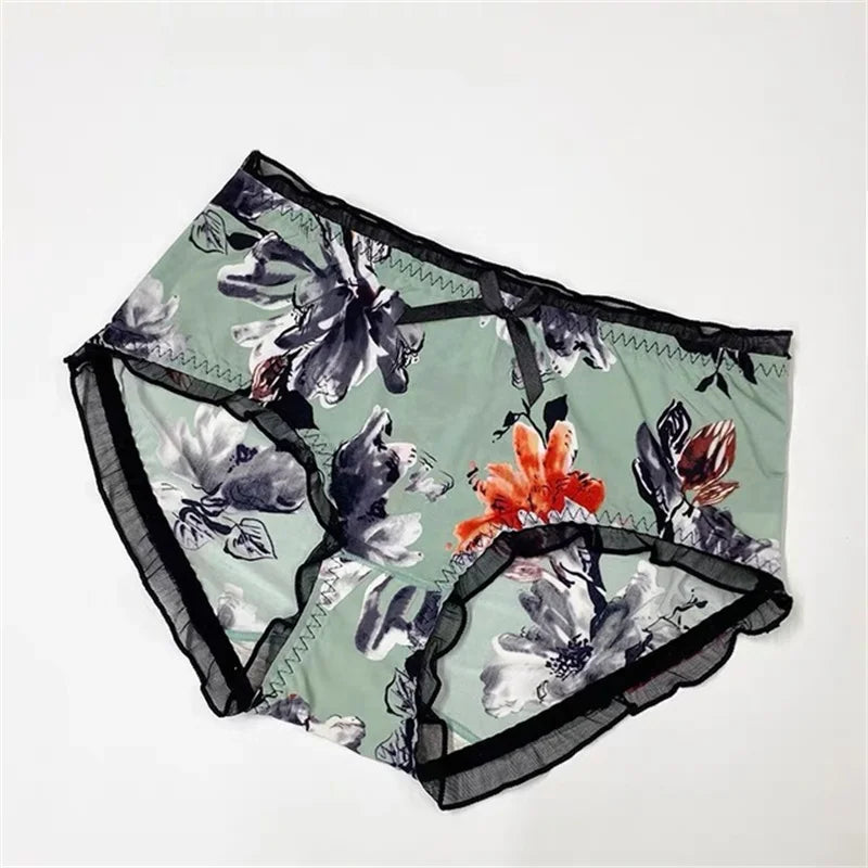 Bragas con Volantes y Lazo Floral | Talla Grande