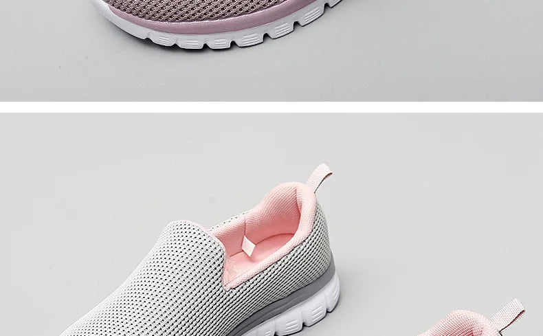 Zapatillas Deportivas Sin Cordones | Ligeras y Cómodas | Talla Grande | Verano