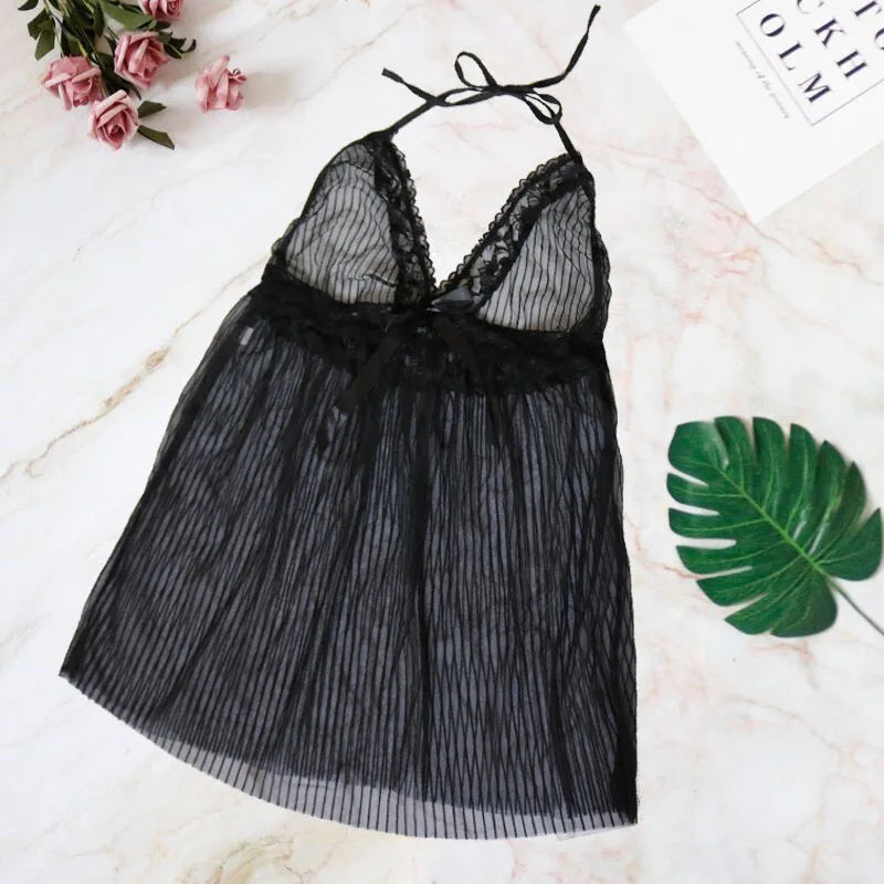 Babydoll de Encaje | Falda y Tanga | Talla Grande | Tico Trendy