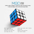 Yj MGC-cubo mágico magnético, 3x3x3, cubos de velocidad, núcleo negro, rompecabezas, juguetes, regalo para niños y adultos, juego de cubo profesional